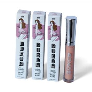 3 BUXOM FULL-ON PLUMPING LIP POLISH-4.45ML-ERIN Light Shimmer Pink